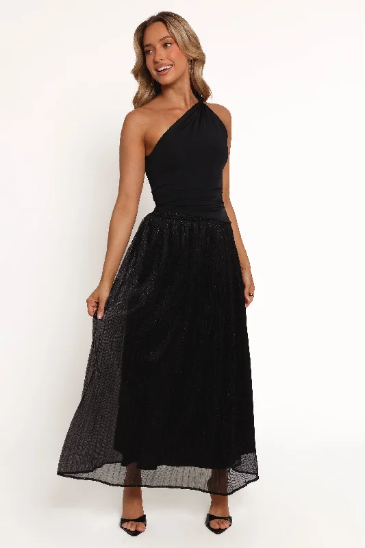 Spring Wardrobe Tricia Maxi Skirt - Black