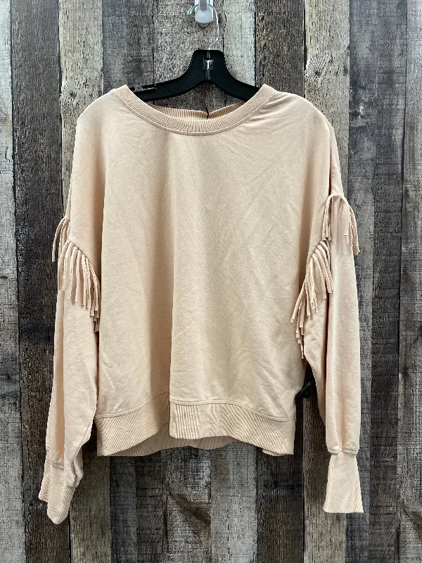 Top Long Sleeve By Sunday In Peach, Size: L