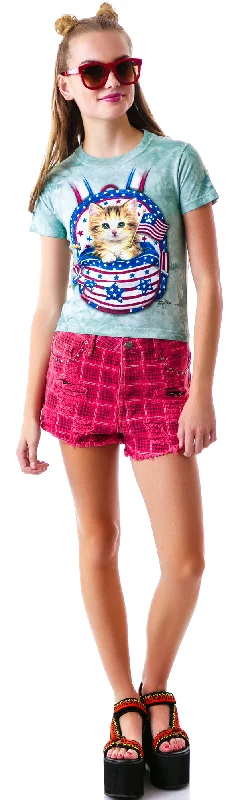 Fashion Forward Patriotic Pussy Backpack Tee