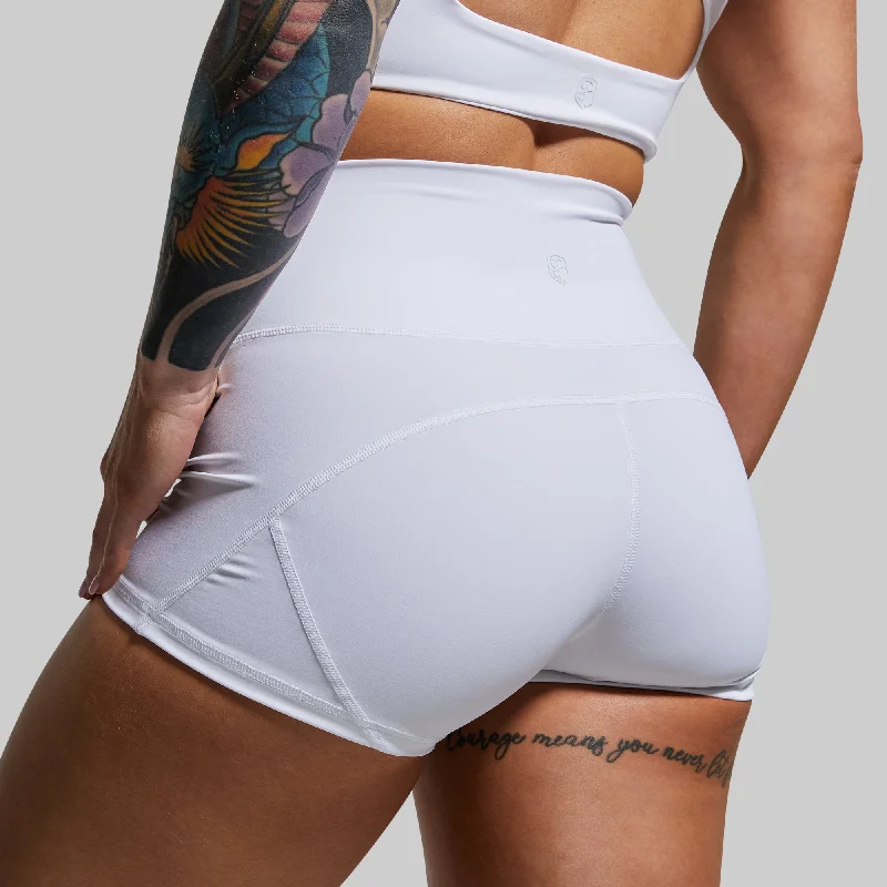 Chic And Trendy Your Go To Booty Short (White)