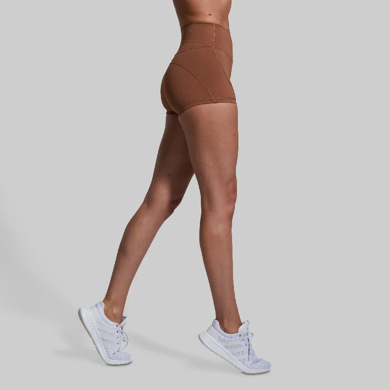 Save On Inspired Styles Your Go To Booty Short (Carob)