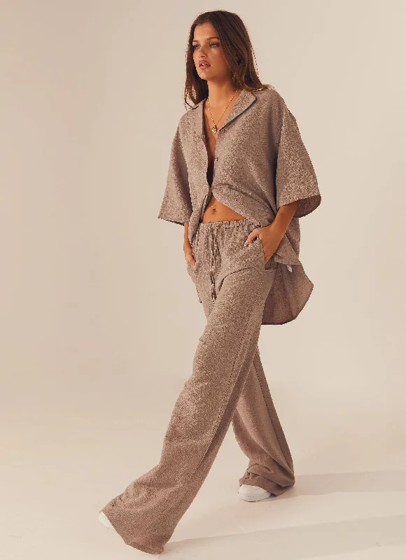 Holiday Attire Sale The Good Days Pants - Taupe