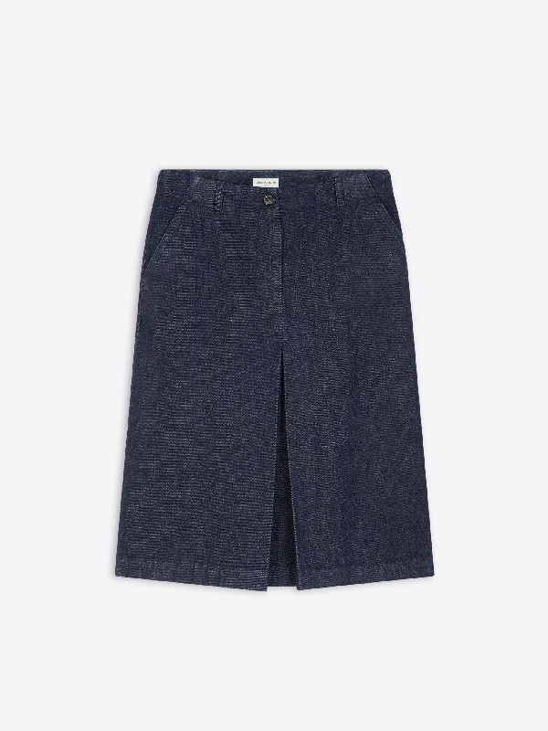 End Of Season Sale Pleated denim skirt