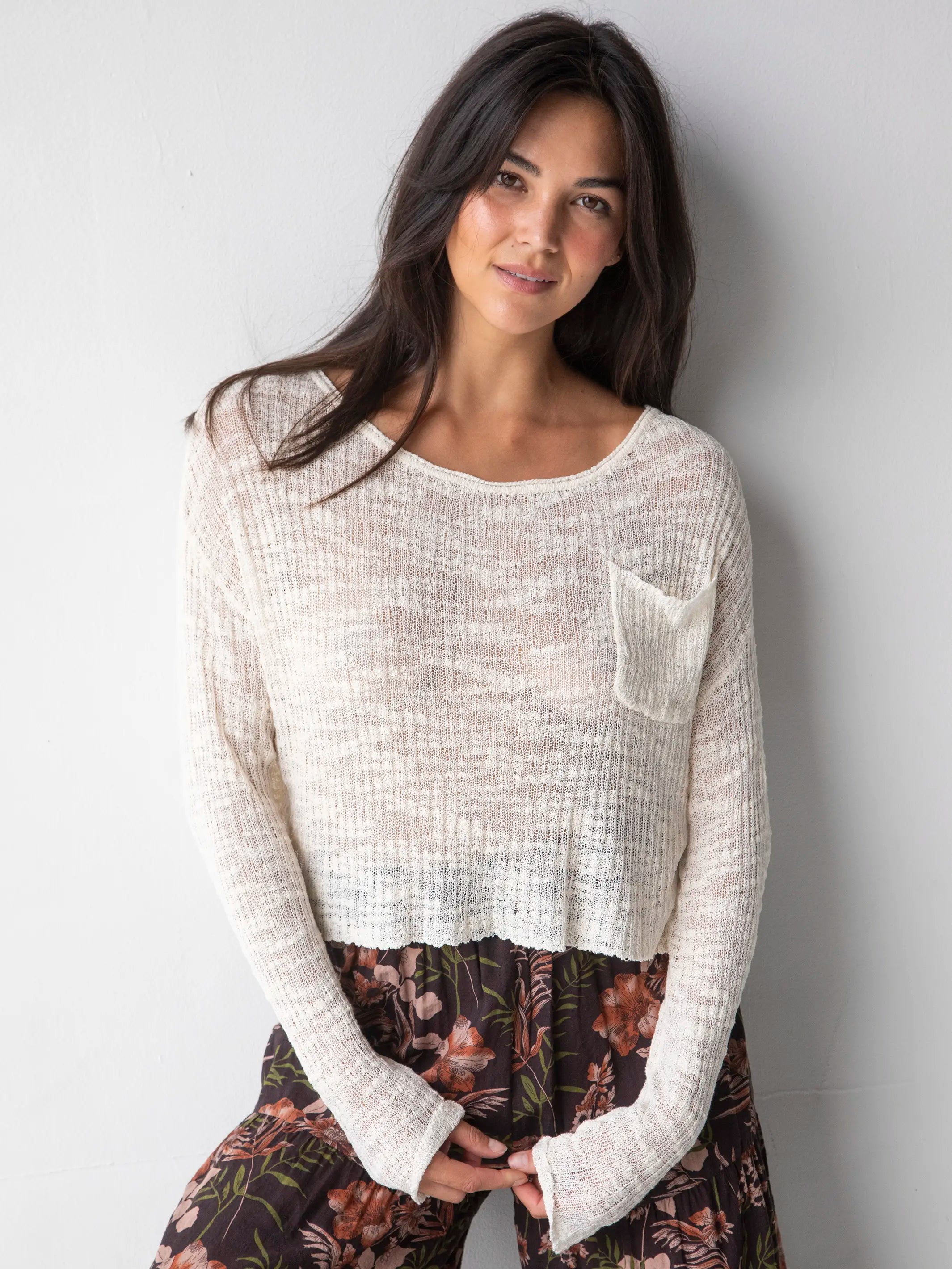 Chic Outfits Patti Layering Sweater - Cream