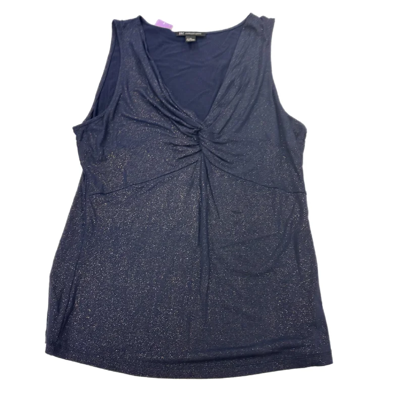 Top Sleeveless By Inc In Navy, Size: Xl