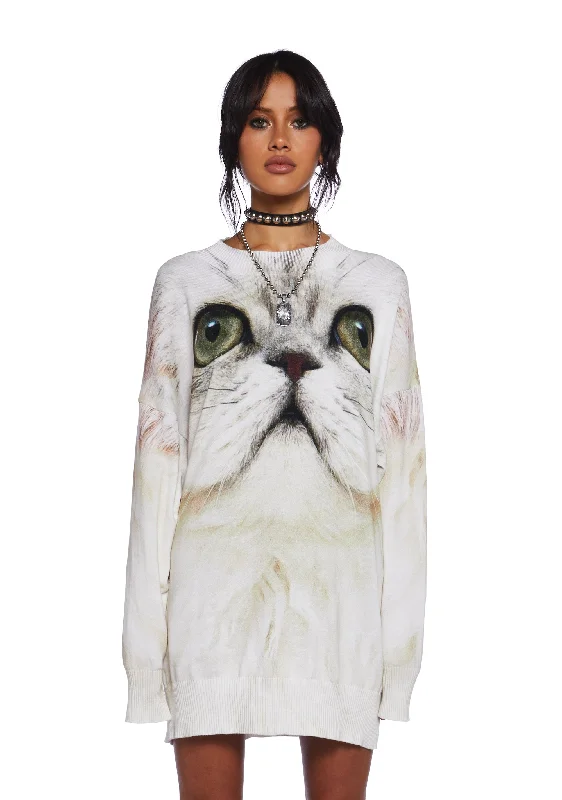 Flash Sales Furry Friend Oversized Sweater