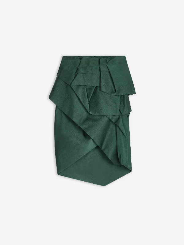 Style Revolution Draped peplum skirt