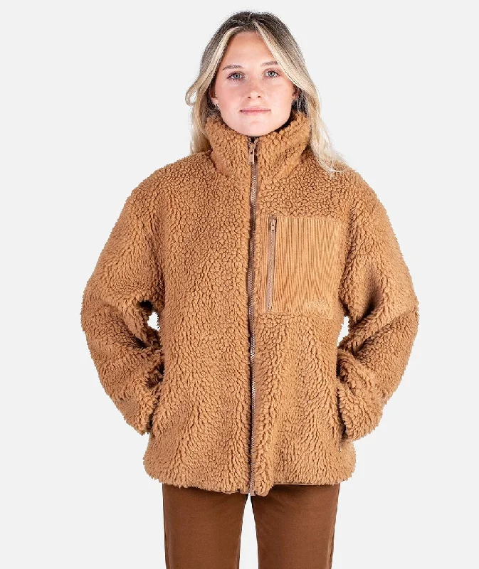 Style Streetwear Women's Cedar Hi Pile Fleece Jacket