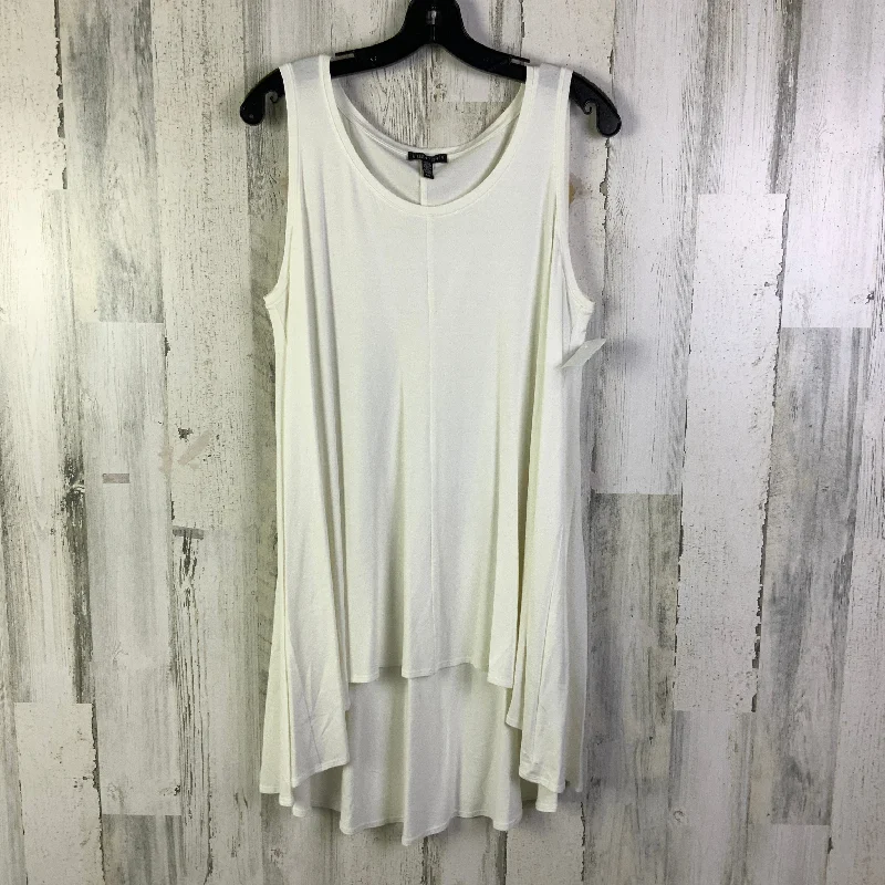 Tunic Sleeveless By Eileen Fisher In Cream, Size: L