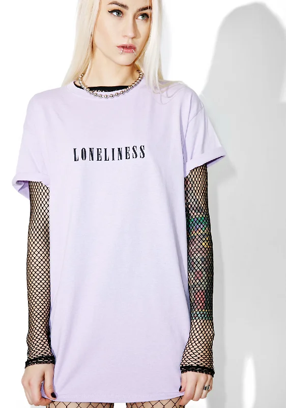 Parisian Effortless Chic Style Loneliness Tee