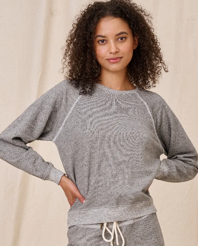 Style Versatile Women's Collection The Shrunken Sweatshirt. -- Varsity Grey