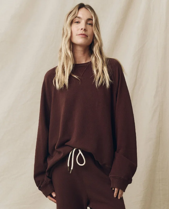 Absurdly Cheap Sale The Slouch Sweatshirt. Solid -- Toasted Walnut