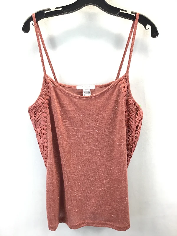 Top Sleeveless By Lascana In Red, Size: L