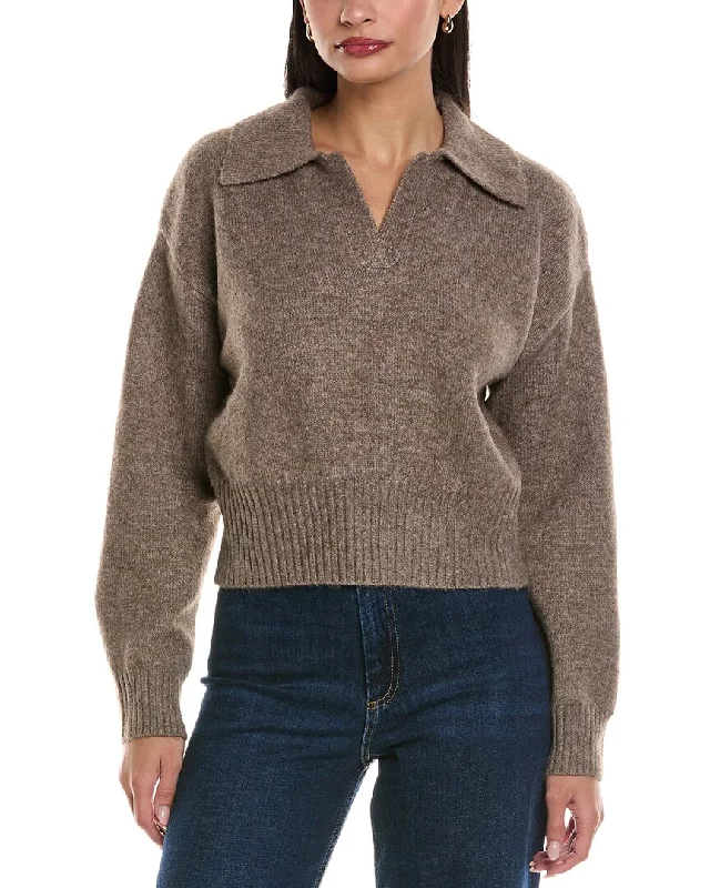 Mother's Day Special ANNA KAY Mandarine Cashmere-Blend Polo Sweater