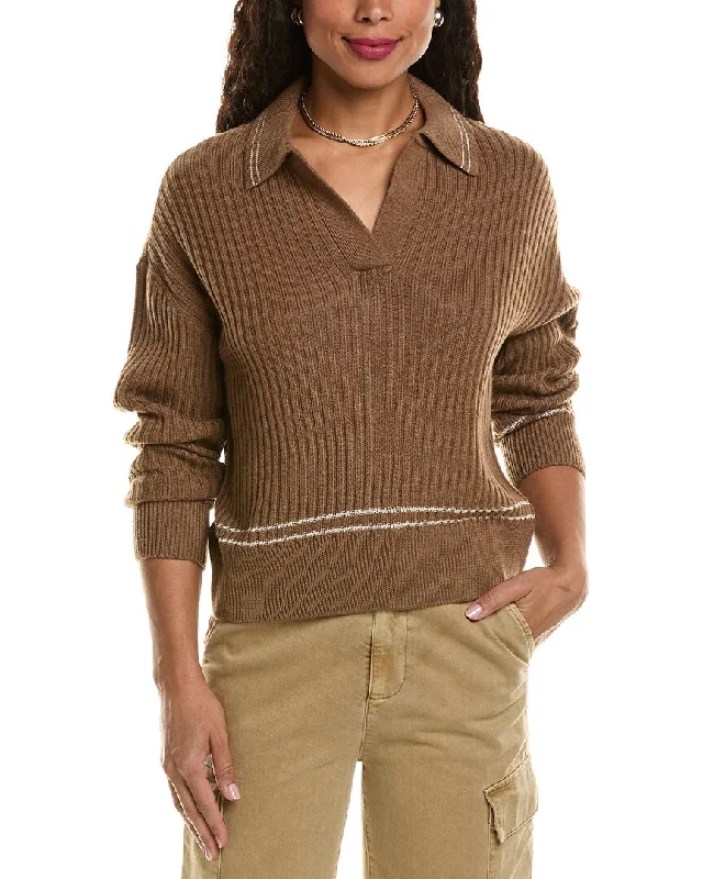 Designer Wear On Sale rag & bone Monti Wool Polo Sweater