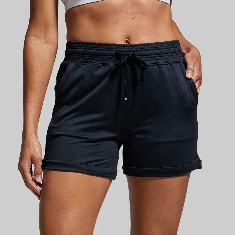 Vintage Look Women's Lounge Short (Black)