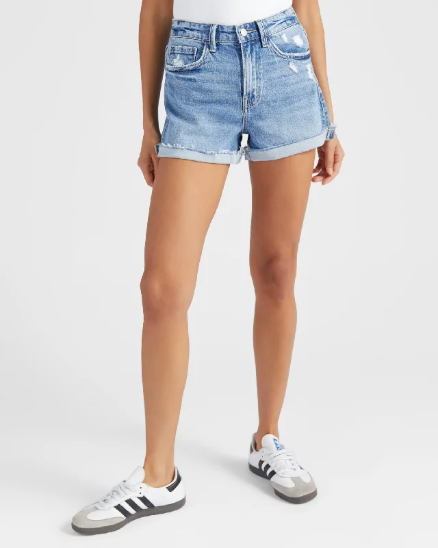 Weekend Exclusive High Rise Cuffed Shorts