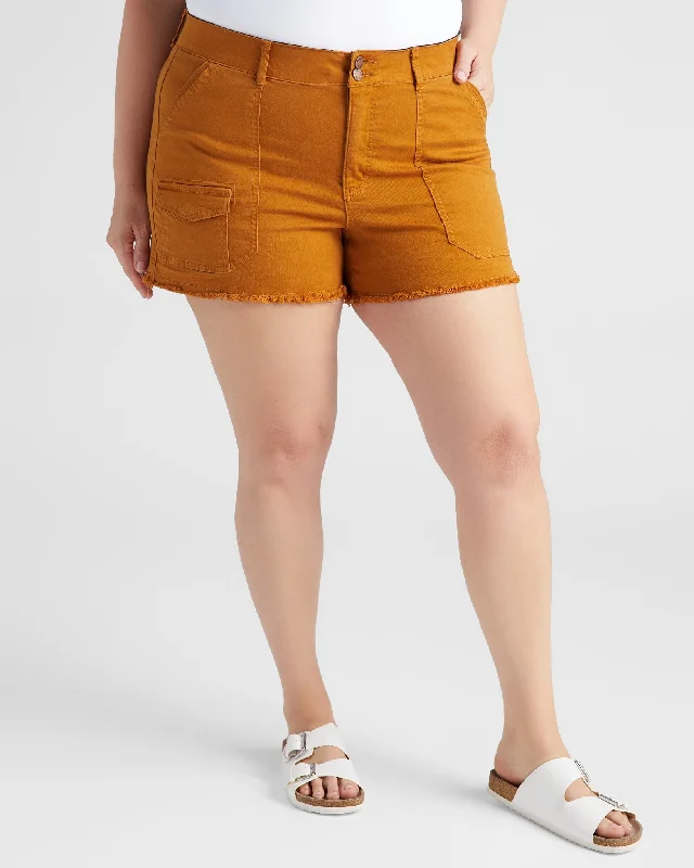 Fashion Forward Outfits Plus Size Gwen High Rise Utility Short