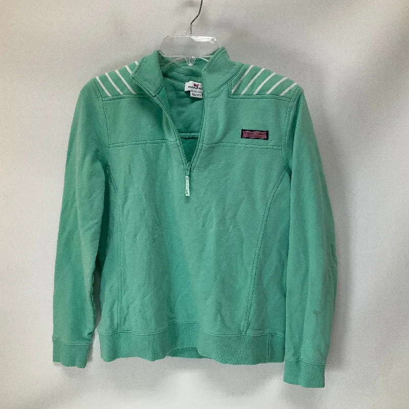 Top Long Sleeve By Vineyard Vines In Green, Size: S