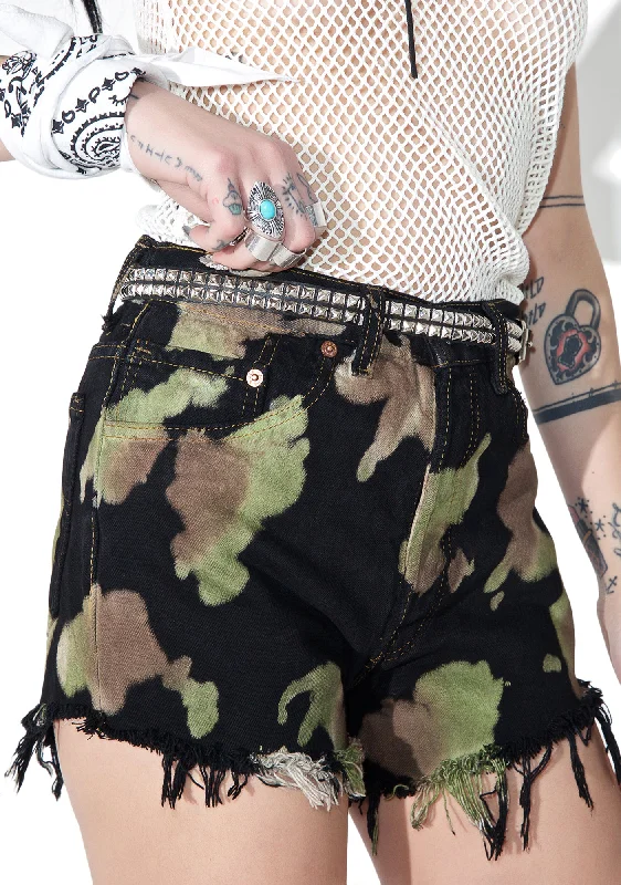 Classic Charm Reworked Levi's Tie Dye Shorts