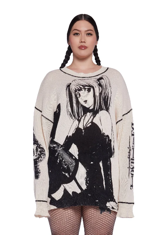 Chic And Trendy Plus Perfect Pop Idol Oversized Sweater