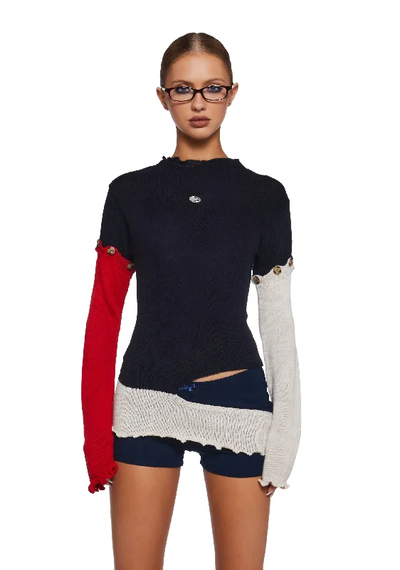 Limited Styles Liquorice Knit Sweater