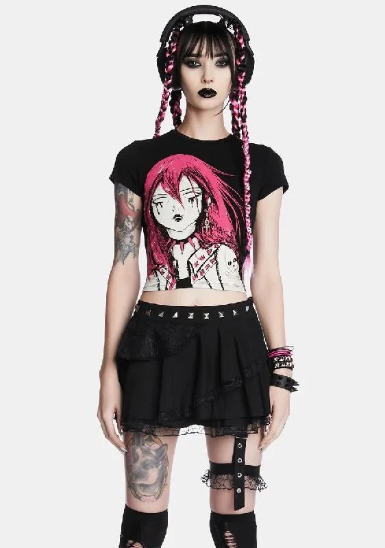 Exclusive Sale Punk Never Dies Graphic Baby Tee