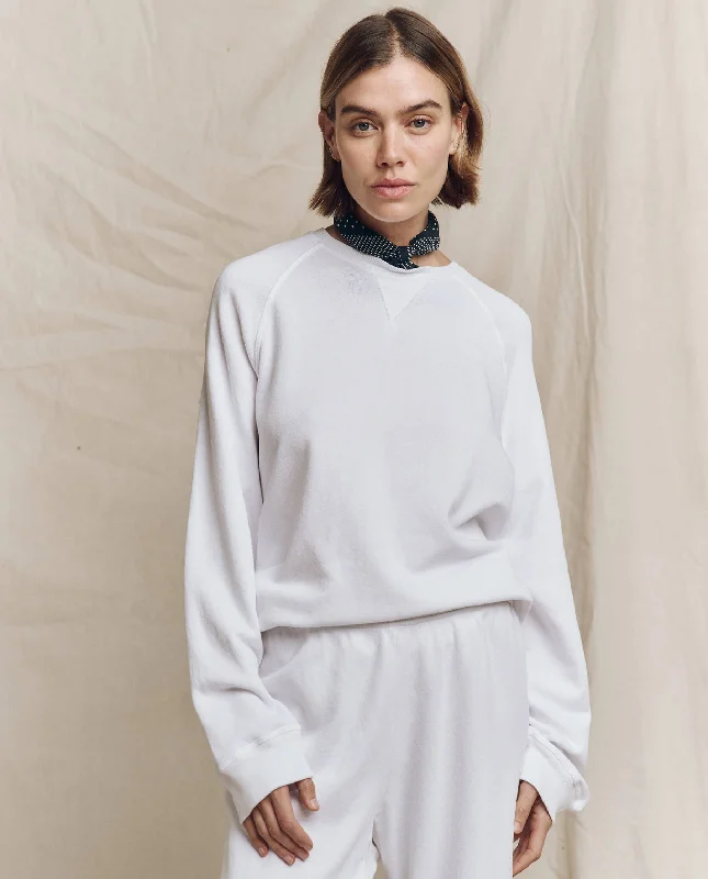 Formal Outfit The Slouch Sweatshirt. Solid -- True White