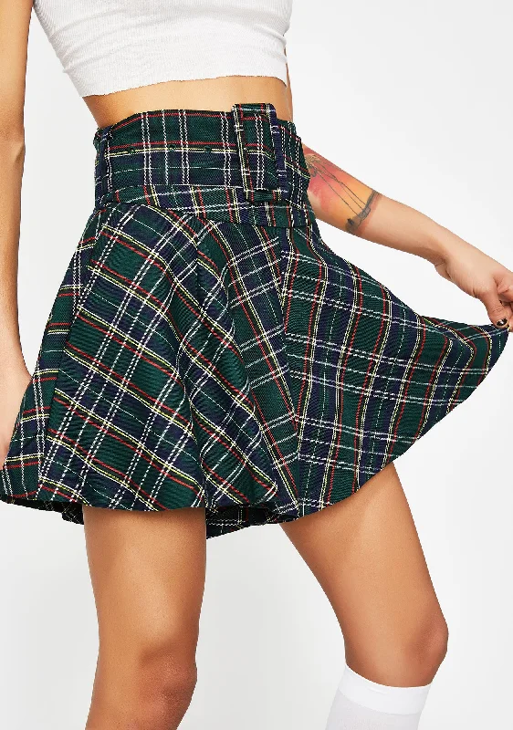 Forward Trendsetter Designer Dollz Plaid Shorts