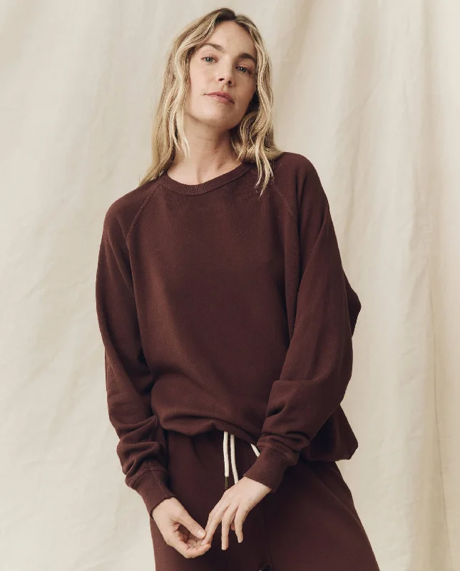 Everyday Basics The College Sweatshirt. Solid -- Toasted Walnut