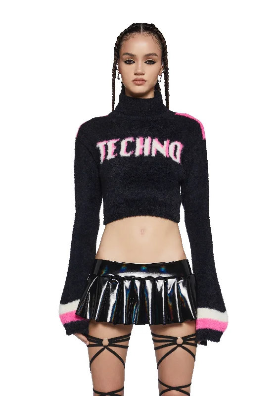 Budget Friendly Fashion Apres Techno Fuzzy Sweater