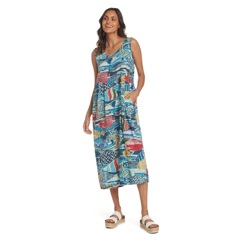 Chic Style, Always In Vogue Janice Dress - Rainbow Runner