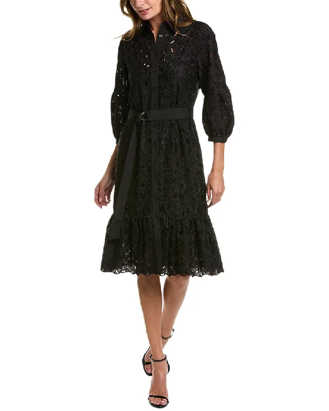 Chic Trends For The Fashion Savvy Marchesa Notte Viola Shirtdress