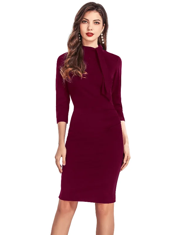 Unleash Your Trend Driven Style Odette Maroon Bodycon Knit Fabric For Women