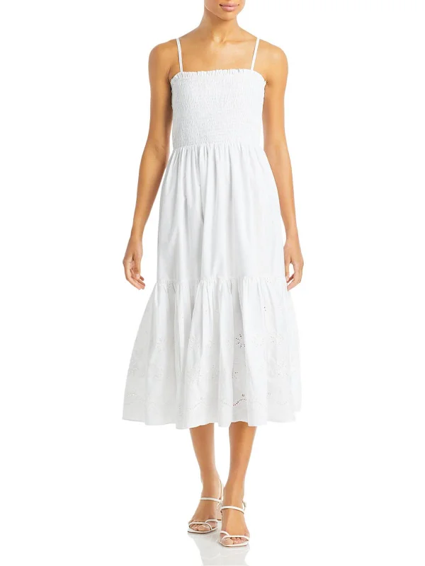 Casual Chic Womens Ruffled Maxi Sundress