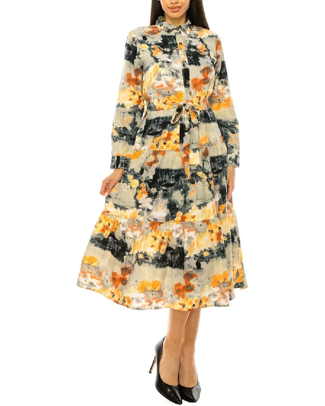 Wardrobe Update YAL New York Print Shirtdress