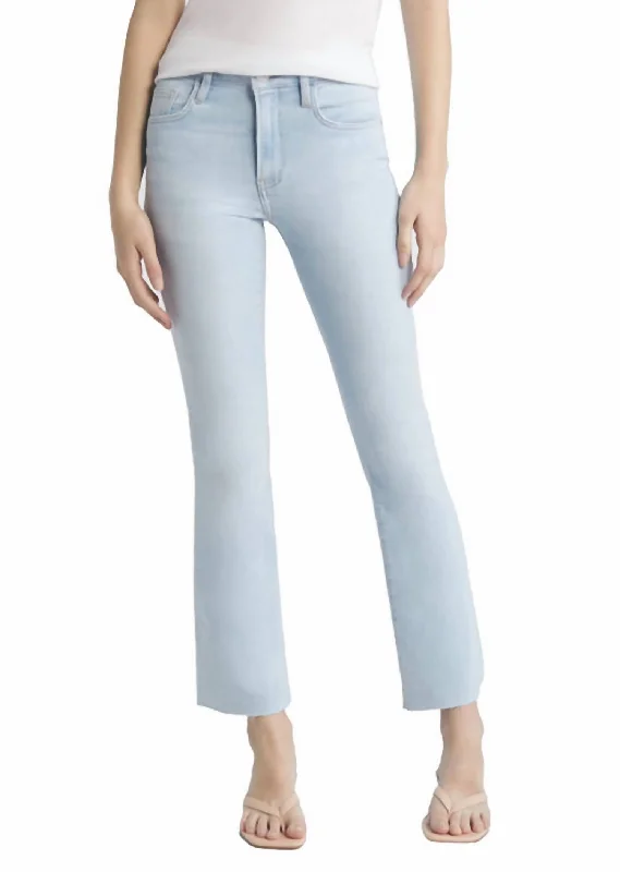 Exclusive Designer Collection Le Crop Mini Boot Raw Hem Jeans In Clarity