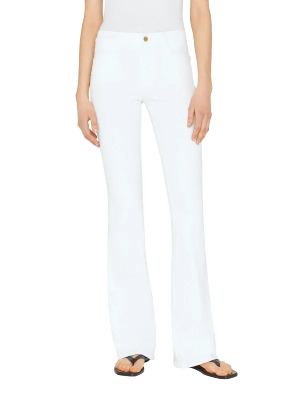 Huge Discounts This Week Le High Flare Jeans In Blanc