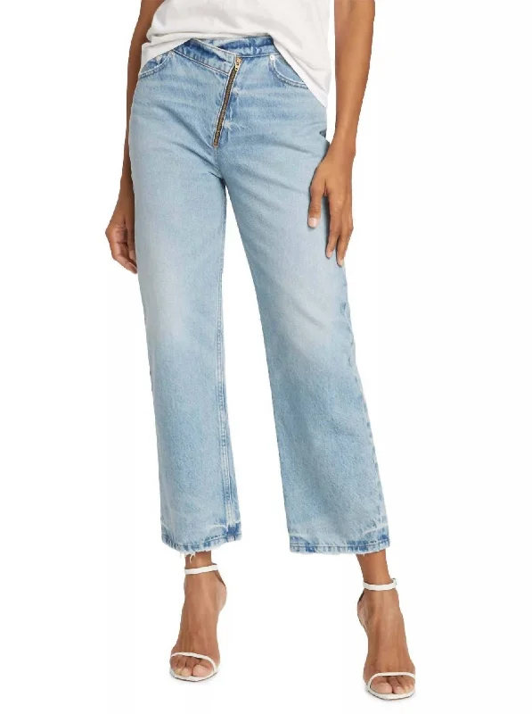 Lighten Up With Nordic Styles Le Jane Crop Angled Jean In Rhode