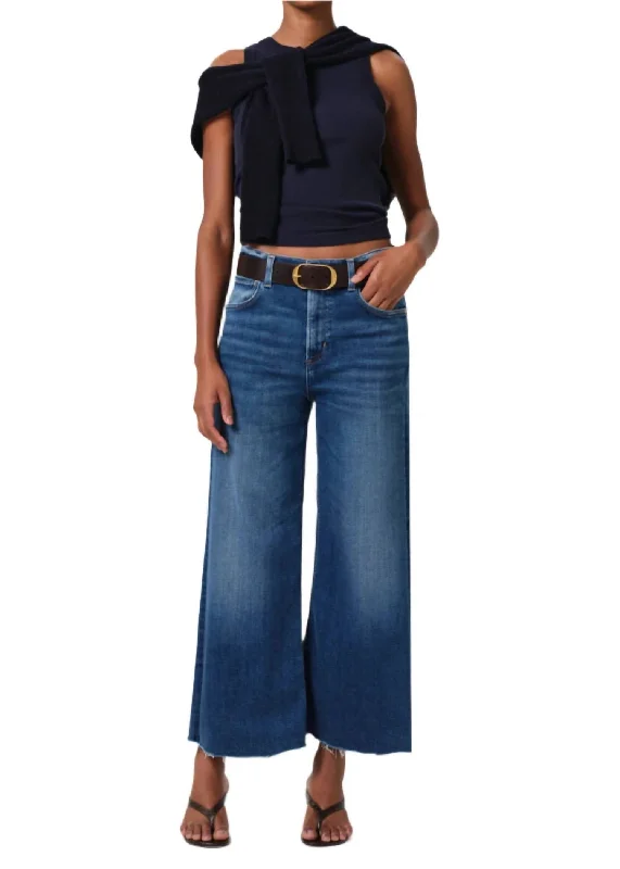 Today Only Lyra Wide Leg Crop Jean In Ambry