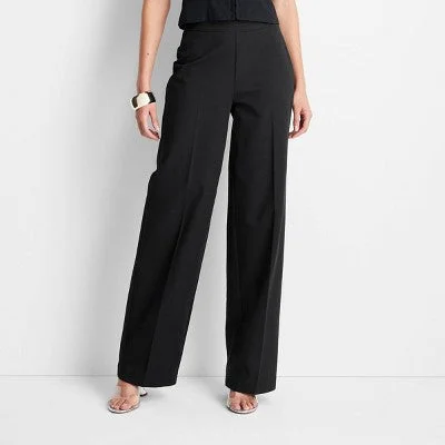 Low Price Special New - Women's High-Rise Straight Leg Pants - Future Collective with Jenee Naylor Black 12