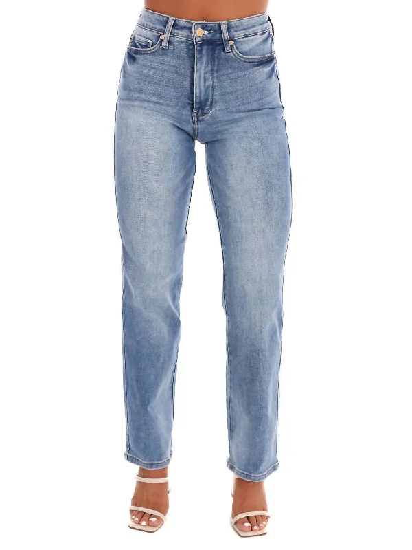 Casual Chic One I Loved Tummy Control Straight Jeans In Medium Wash