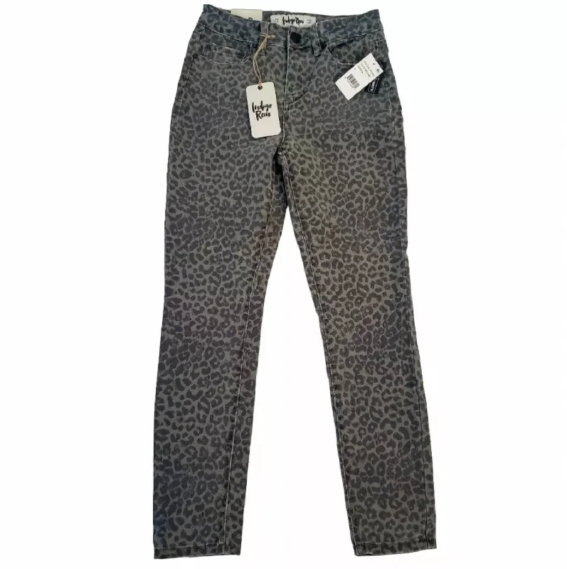 Best Sellers Women's Animal Print Jeans In Green Animal Print