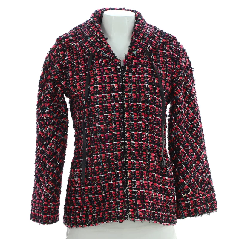 Season Transition Versatile Wear Clearance WomenÃ¢â‚¬â„¢s Collared Zip Jacket Tweed