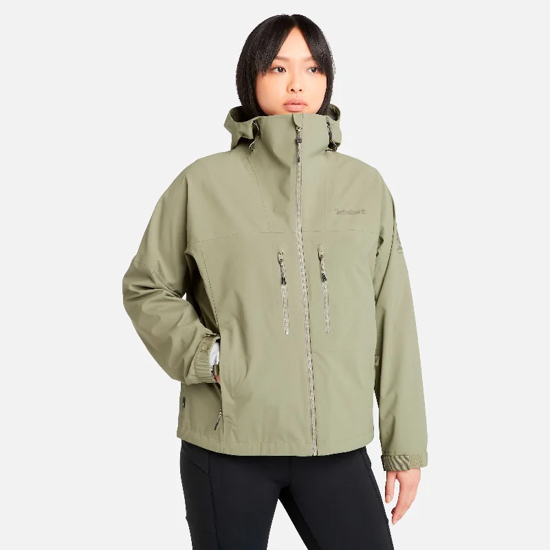 Chic & Cozy Collection Women's Caps Ridge Mobi Flex Tech 3 Layer Waterproof Jacket