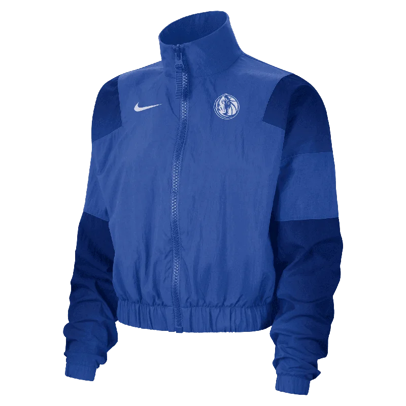 Hot Trends DALLAS MAVERICKS NIKE WOMENS COURTSIDE LIGHTWEIGHT ROYAL JACKET